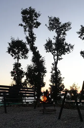 BonFire at Treetop Glamps Mussoorie